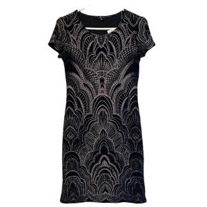 Jump Apparel Black Gold Dress Small‎
